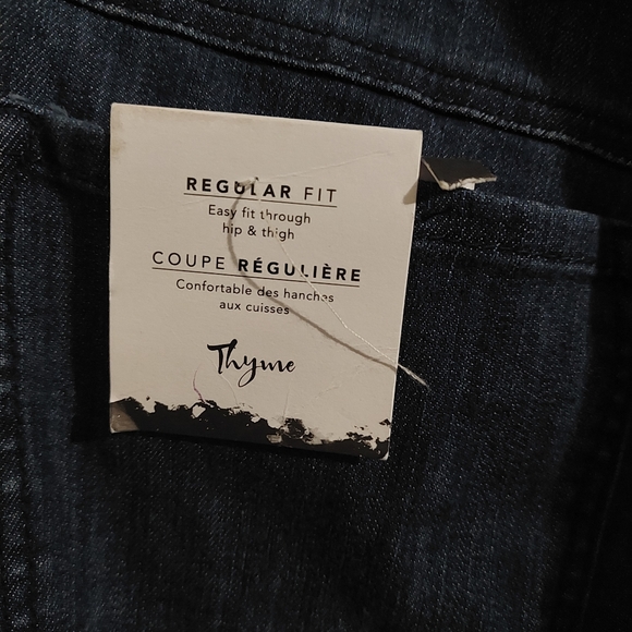 Thyme maternity jeans size 3x color blue - Picture 3 of 4